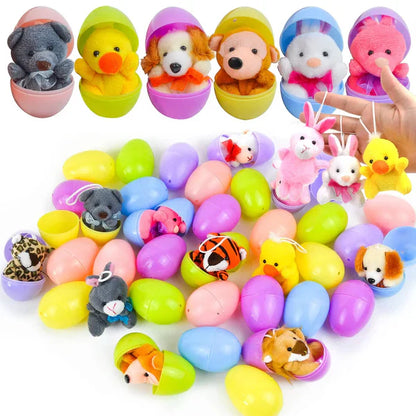 🎉Easter Hot Sale 50% OFF🥰Plush Animals Pre-Filled Easter Eggs