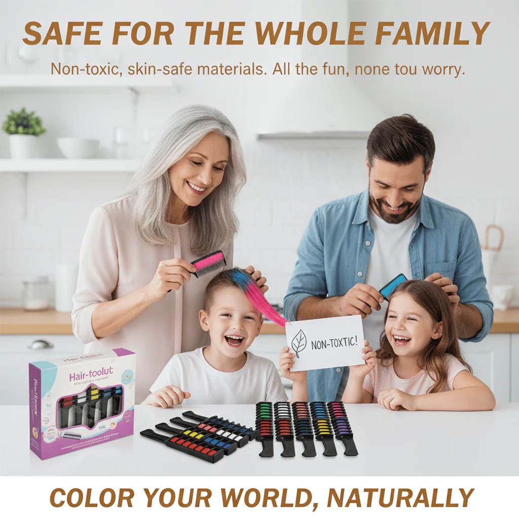 ✨Temporary Hair Dye Chalk Comb- Cruelty Free