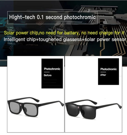 🕶️Smart Photochromic Polarized Sunglasses