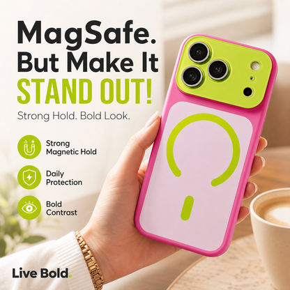 🔥Magnetic Contrast Color Phone Case
