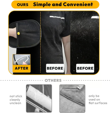 🔥BUY 1 GET 1 FREE🔥🐾🧤 Pet Hair Remover Electrostatic Gloves – Double-Sided Efficient, Soft Silicone & Washable Reusable (Versatile Home+Car)!