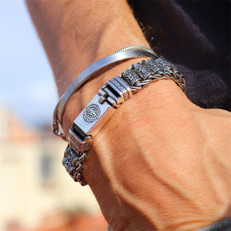 Six Character Truth-Prayer Wheel Bracelet⛓️