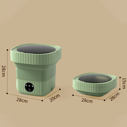 🔥Mini Folding Antibacterial Washing Machine