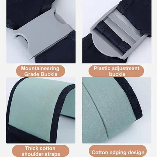 4-in-1 Breathable Baby Carrier – 0-36 Months, Front/Back/Facing In/Out – Hands-Free Comfort for Parent & Baby! ✨