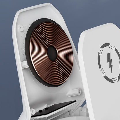 ✨ Wireless Fast Charger Phone Stand - 15W Quick Charge & Adjustable Viewing Angles, Compatible with All Qi-Enabled Devices ⚡