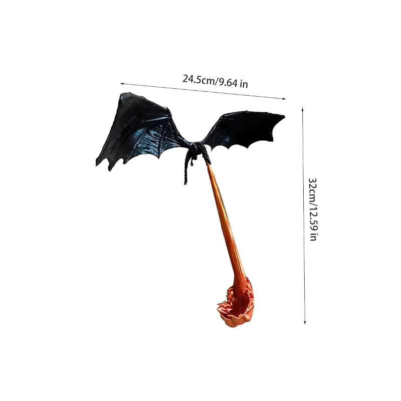 🐉🔥 Dragon Flame Decoration – Realistic Flame Effect, PLA Silk Thread – A Must-Have for Halloween Decor! Add 2+ Items for Discount 🎃🌙✨