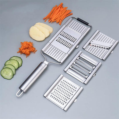 4-in-1 Multifunctional Stainless Steel Vegetable Slicer Cuts Set