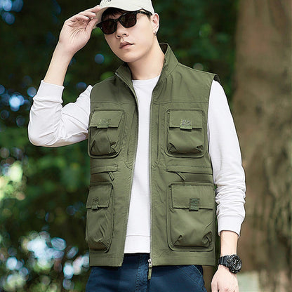 ✨Men's Casual Padded Reversible Multi-Pocket Vest