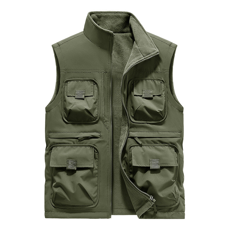 ✨Men's Casual Padded Reversible Multi-Pocket Vest