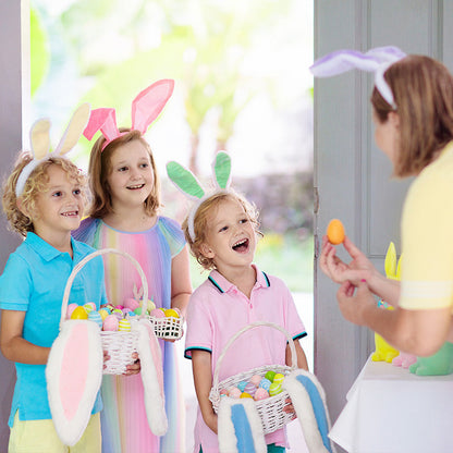 100pcs Easter Colored Foam Simulated Speckled Eggs