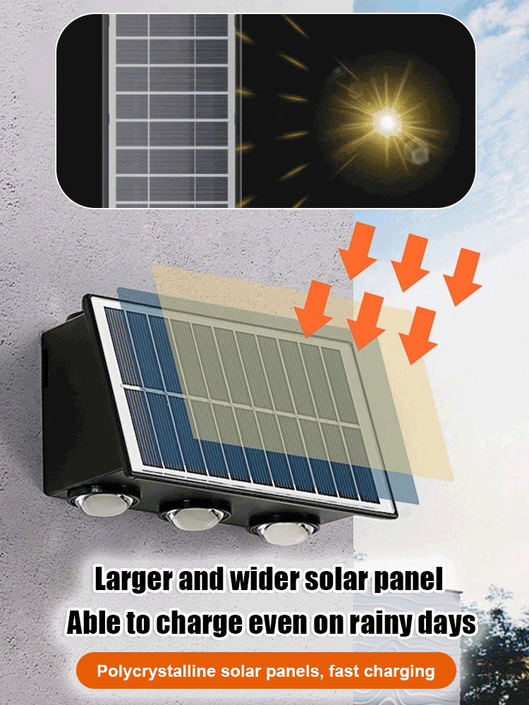 💡  ☀️ Solar Powered Wall Light – Auto On/Off, Weatherproof & Energy Saving 🏡