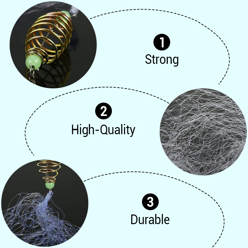 🔥2025 Hot Sale🔥Fishing Gill Net with Spring Bait Trap