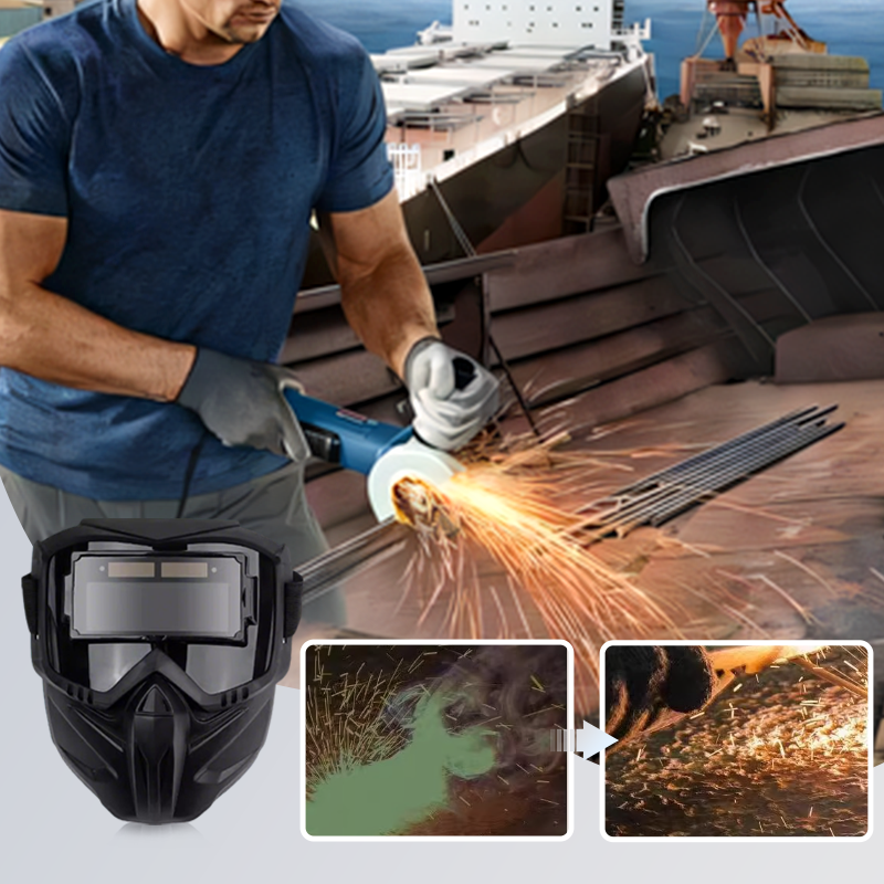 Auto-Darkening Welding Mask