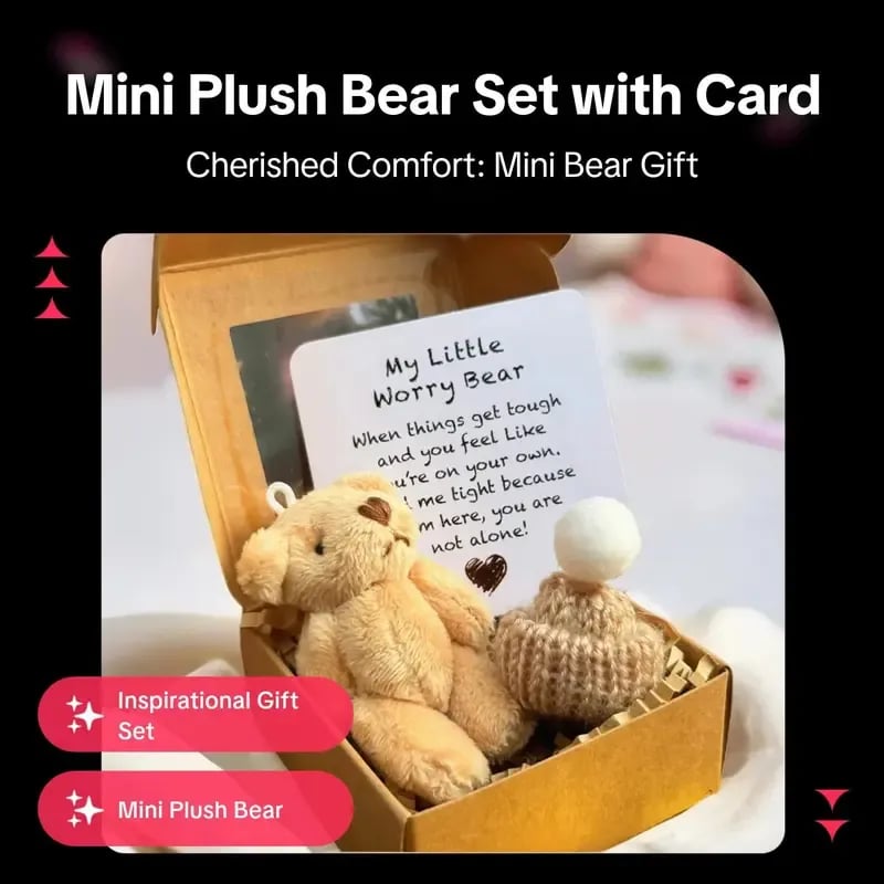 ✨Buy 2 Get 1 Free✨Handmade Mini Plush Teddy Bear in Box