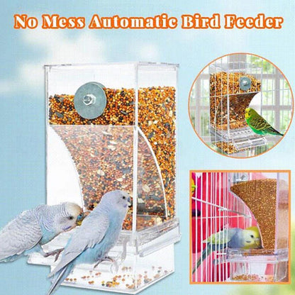 No Mess Automatic Bird Feeder