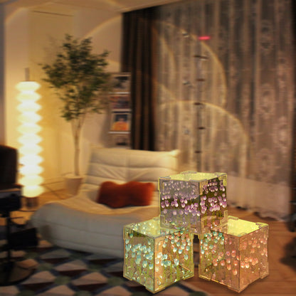 🎁🎄Magic Cube DIY Tulip Mirror Light
