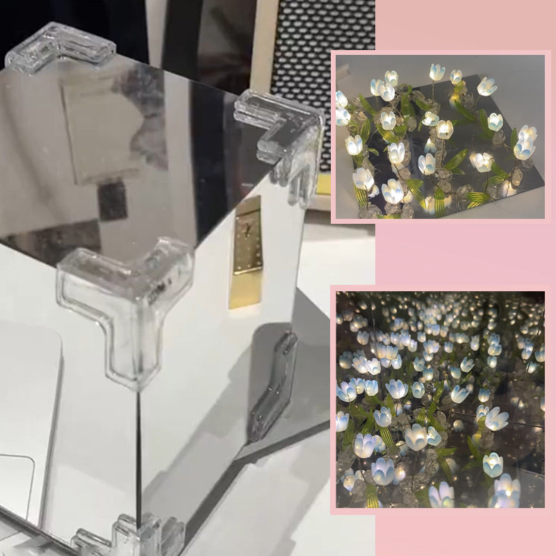 🎁🎄Magic Cube DIY Tulip Mirror Light