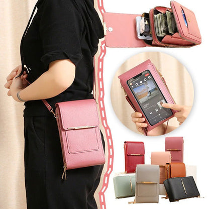 Women's Touch Screen Messenger Bag – Smart Phone Charging, Anti-Theft & Water-Resistant