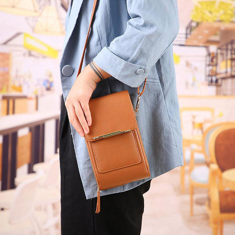 Women's Touch Screen Messenger Bag – Smart Phone Charging, Anti-Theft & Water-Resistant