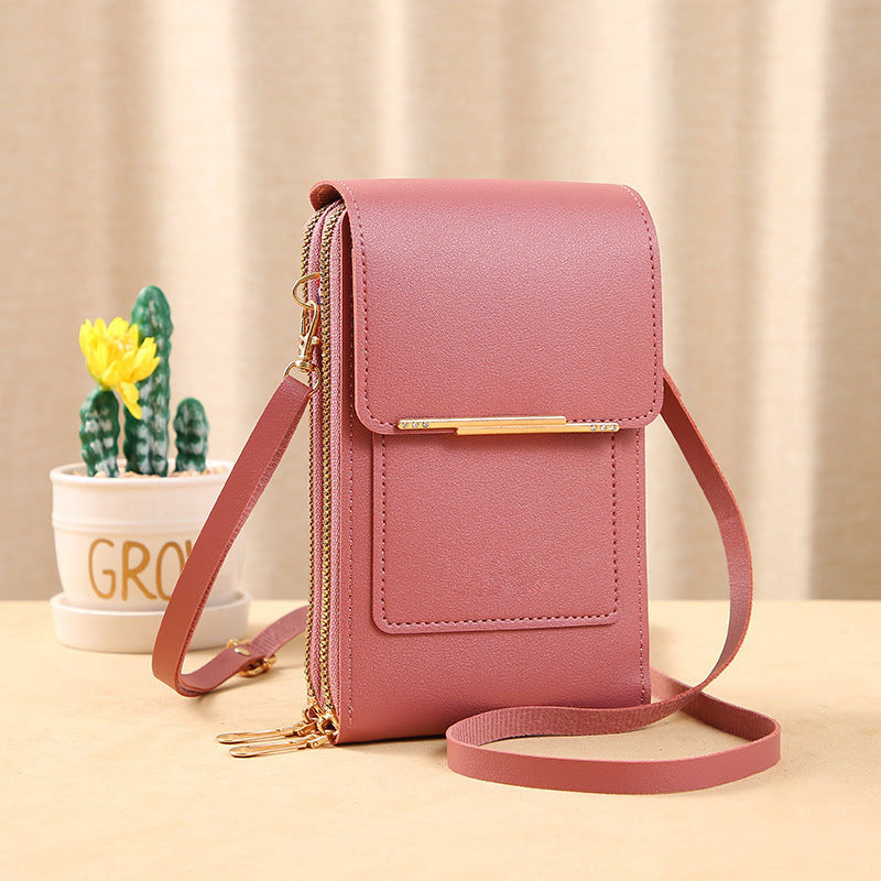 Women's Touch Screen Messenger Bag – Smart Phone Charging, Anti-Theft & Water-Resistant