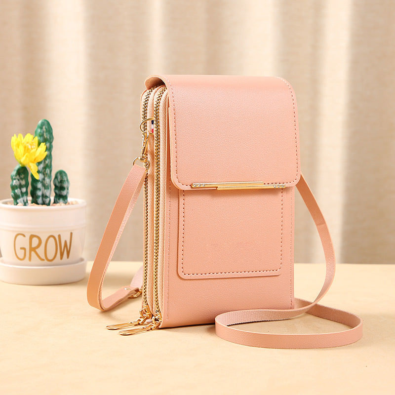 Women's Touch Screen Messenger Bag – Smart Phone Charging, Anti-Theft & Water-Resistant