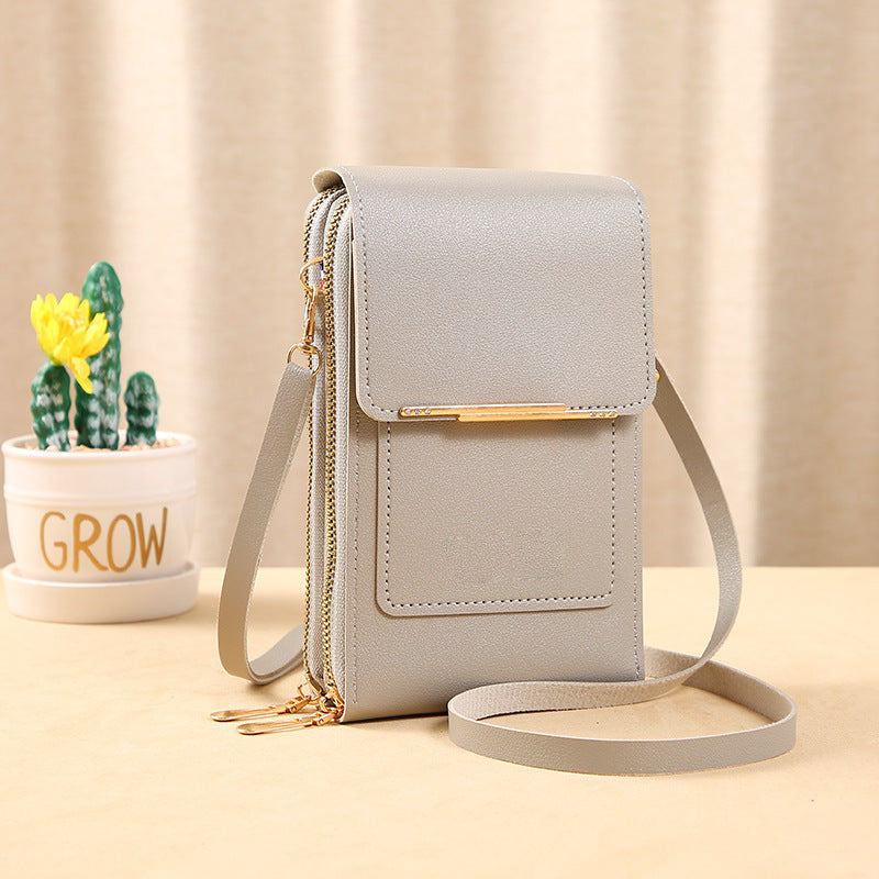 Women's Touch Screen Messenger Bag – Smart Phone Charging, Anti-Theft & Water-Resistant