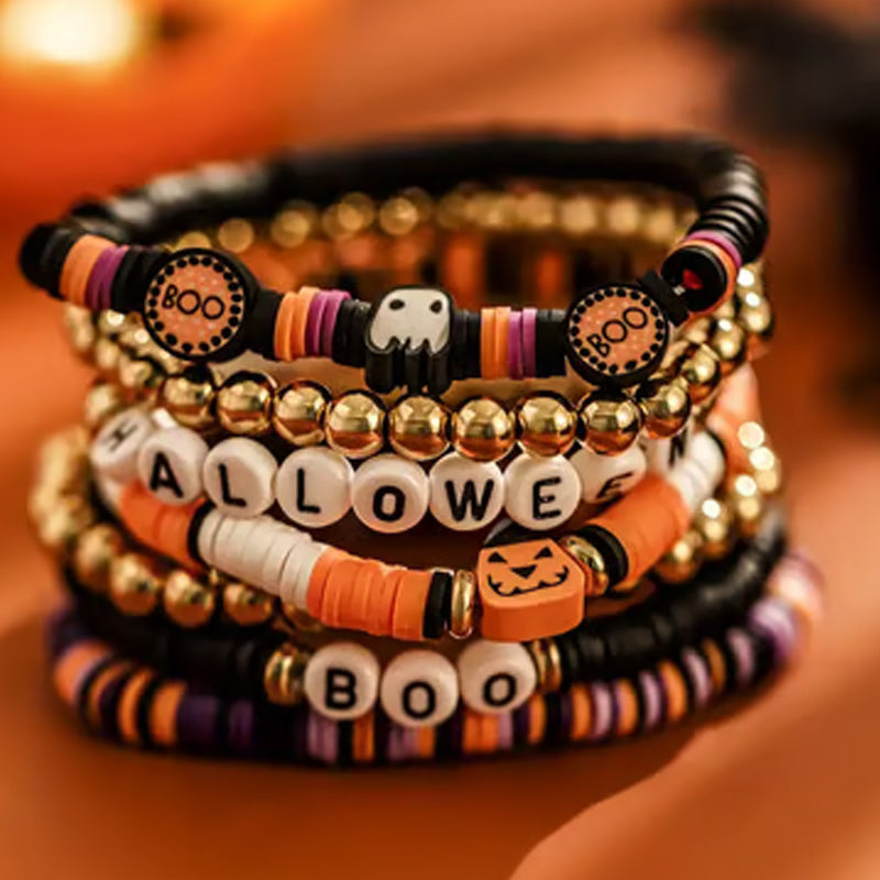 7-Piece Ambiance Halloween Bracelet Set