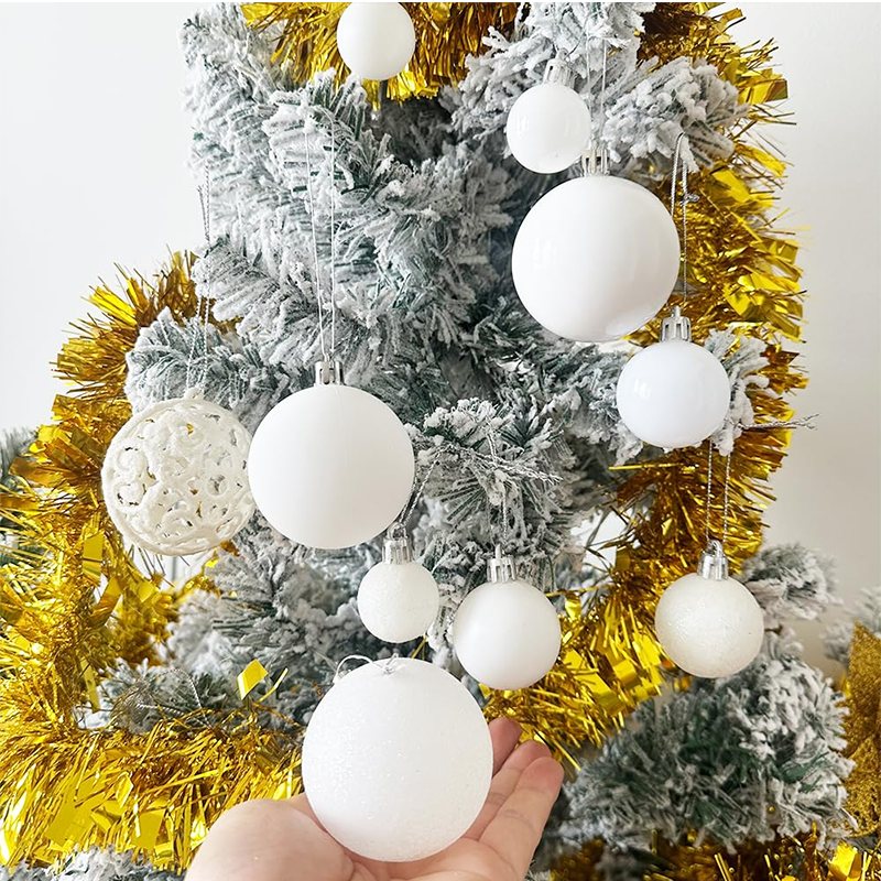 101PCS Christmas Tree Baubles Ornament Set
