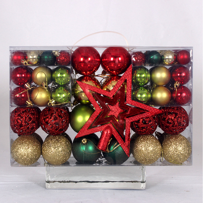 101PCS Christmas Tree Baubles Ornament Set