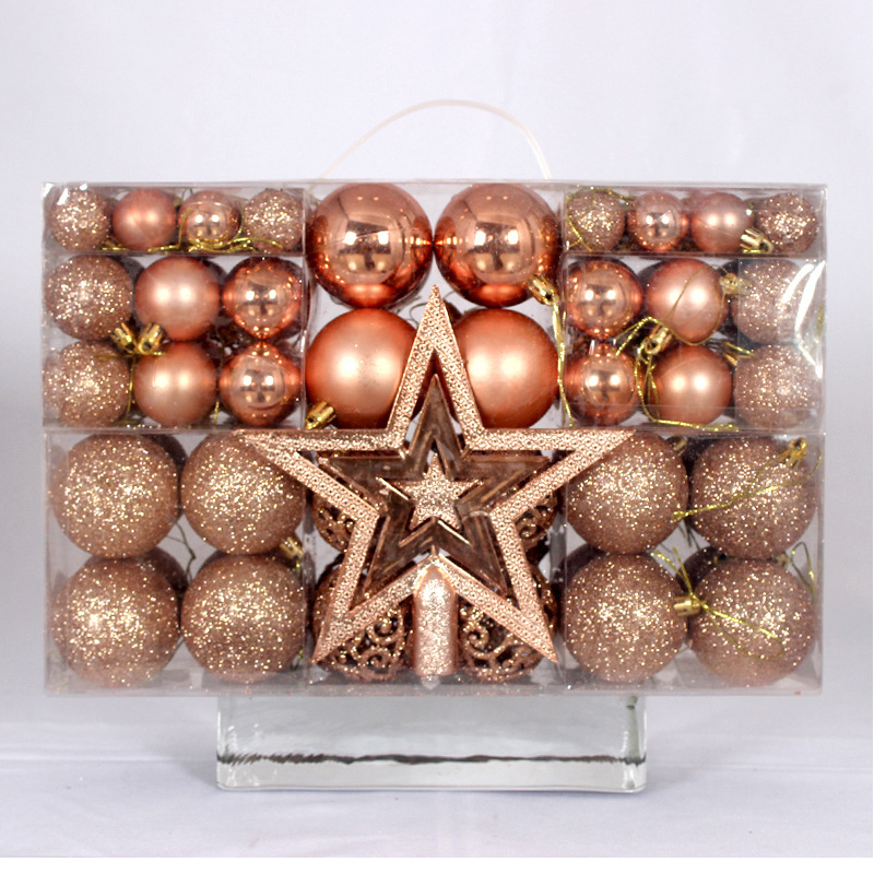 101PCS Christmas Tree Baubles Ornament Set