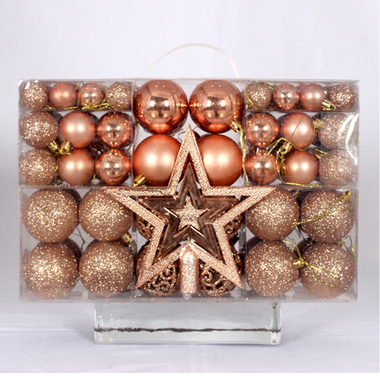 101PCS Christmas Tree Baubles Ornament Set