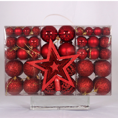 101PCS Christmas Tree Baubles Ornament Set