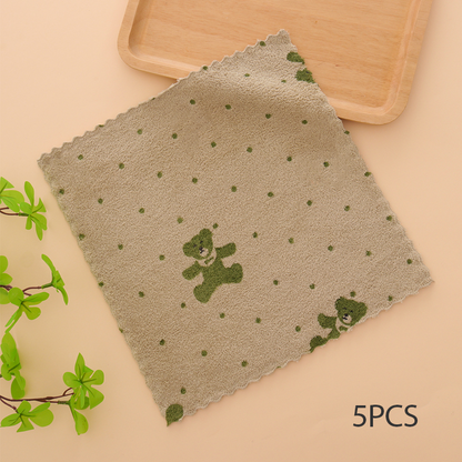 ⏳Time-Limited Special⏰5PCS Coral Flannel Dish Towels for Home Use