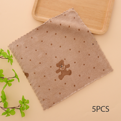 ⏳Time-Limited Special⏰5PCS Coral Flannel Dish Towels for Home Use