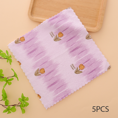 ⏳Time-Limited Special⏰5PCS Coral Flannel Dish Towels for Home Use
