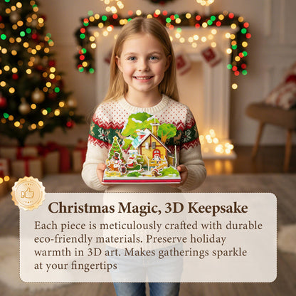 🎅Christmas gifts🎁3D DIY Christmas Puzzle Kit