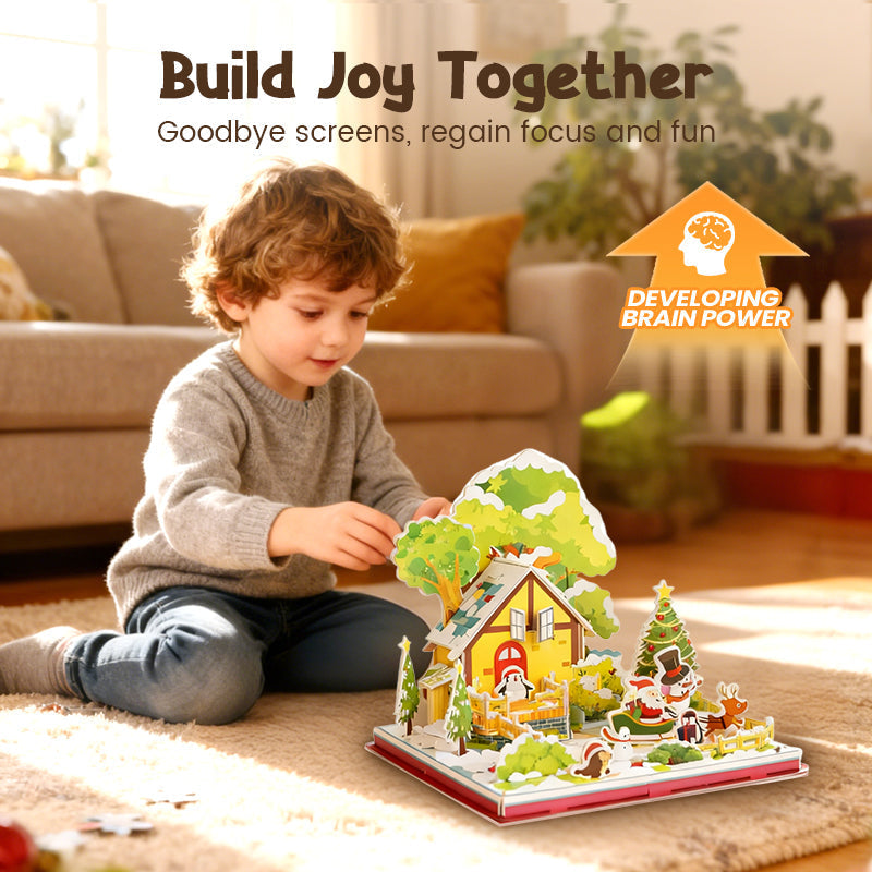 🎅Christmas gifts🎁3D DIY Christmas Puzzle Kit