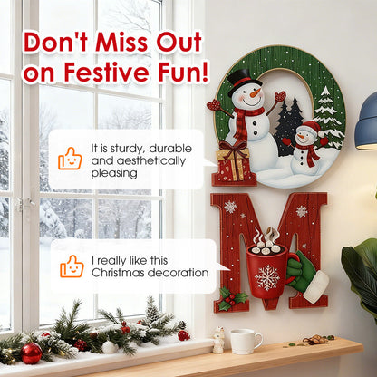 🎄⛄Christmas Wooden Wall Decor Letter Sign - HOME/JOY