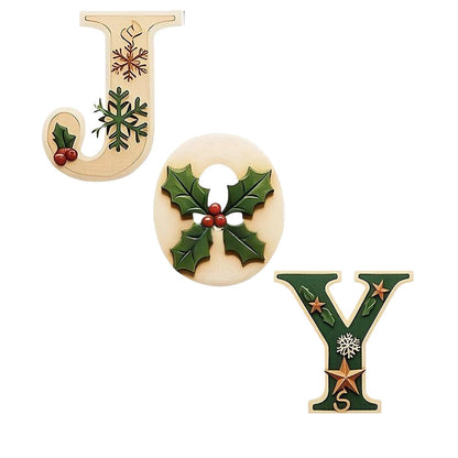 🎄⛄Christmas Wooden Wall Decor Letter Sign - HOME/JOY