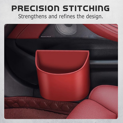 ✨ Clip-On Car Cup Holder & Organizer | Stylish PU Leather Storage