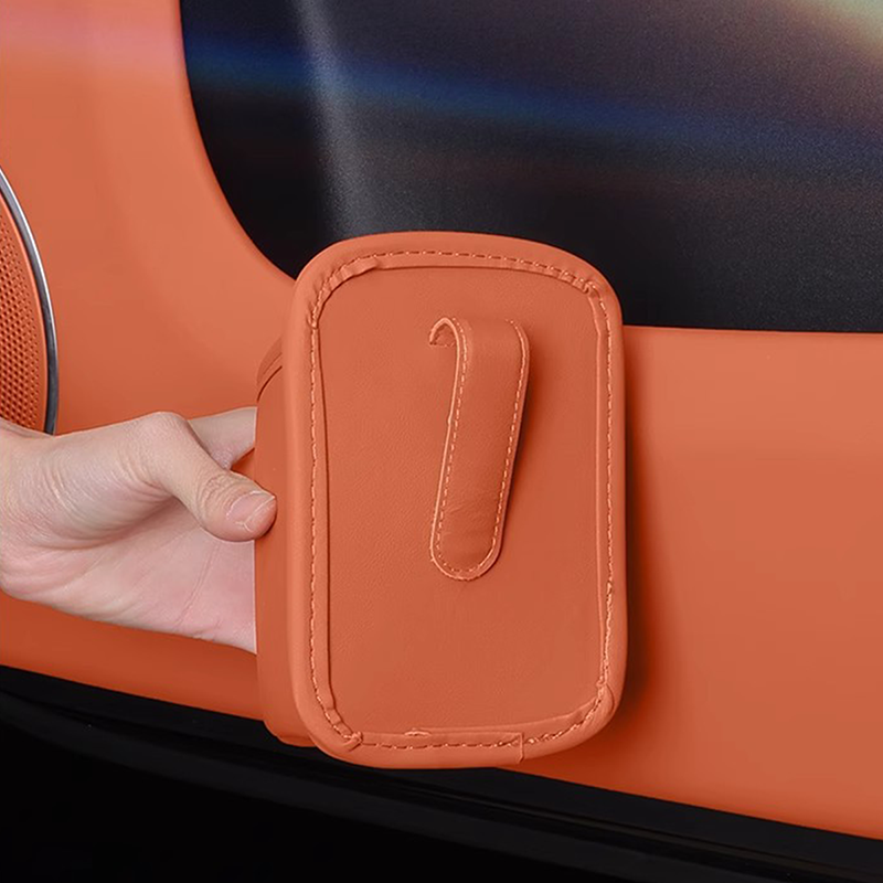 ✨ Clip-On Car Cup Holder & Organizer | Stylish PU Leather Storage