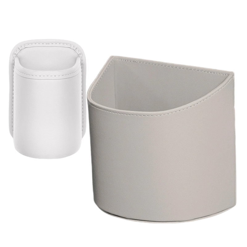 ✨ Clip-On Car Cup Holder & Organizer | Stylish PU Leather Storage
