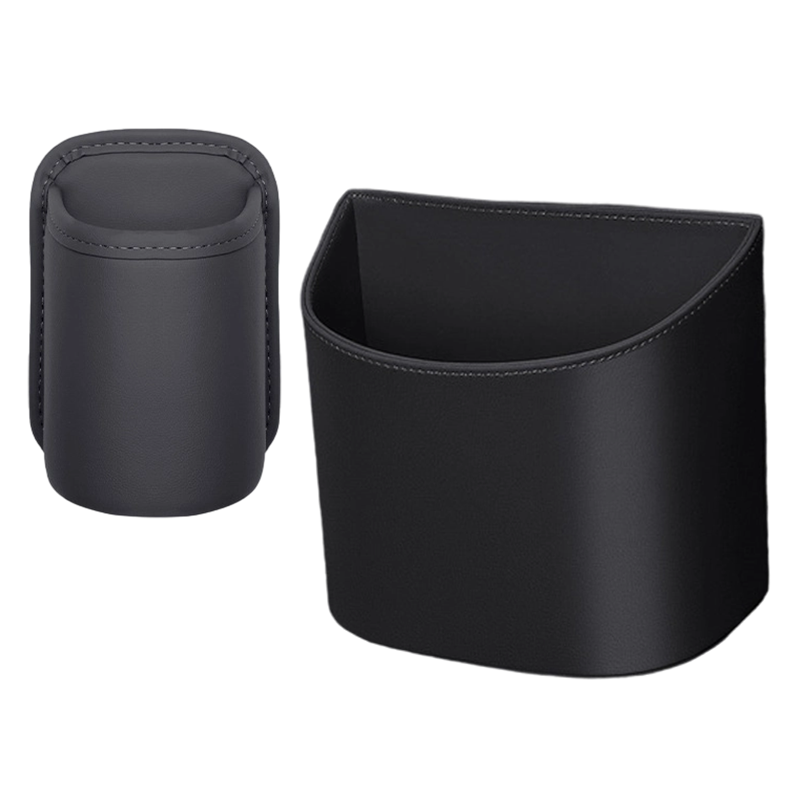 ✨ Clip-On Car Cup Holder & Organizer | Stylish PU Leather Storage