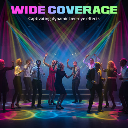 🎉Multi-Beam LED Atmosphere Light – 16 Colors, Remote Control & Easy Installation📦