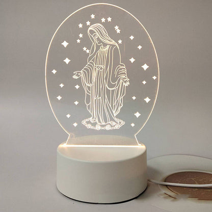 📢📢Jesus 3D Night Lamp & Religious Gifts