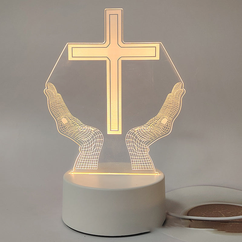 📢📢Jesus 3D Night Lamp & Religious Gifts