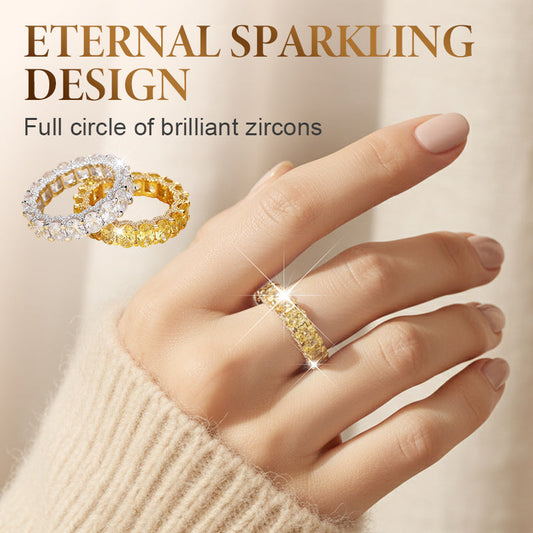Full Circle Sparkling Zircon Fashion Ring💍
