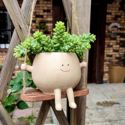 💝Playful Round Planter
