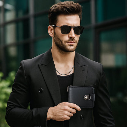 🔥Men's Vintage Compact Zipper Wallet