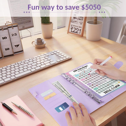 ⚡50K+ SOLD!💝Savings Challenges Book with Envelopes💸